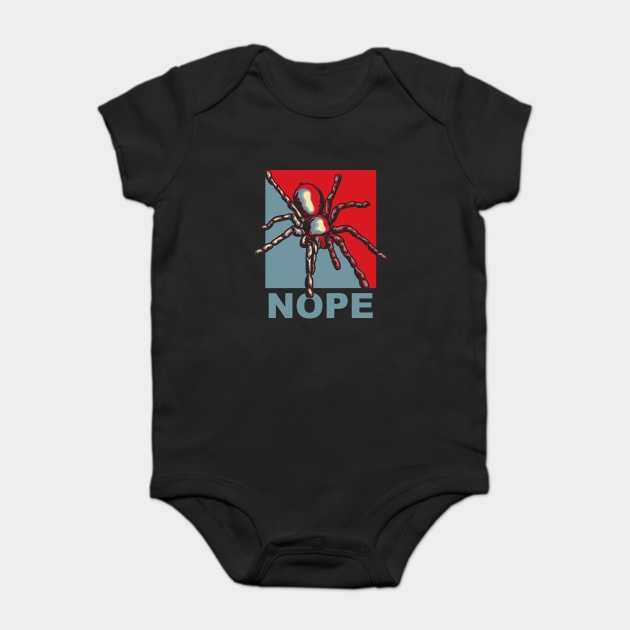 Nope Spider Baby Bodysuit by dumbshirts